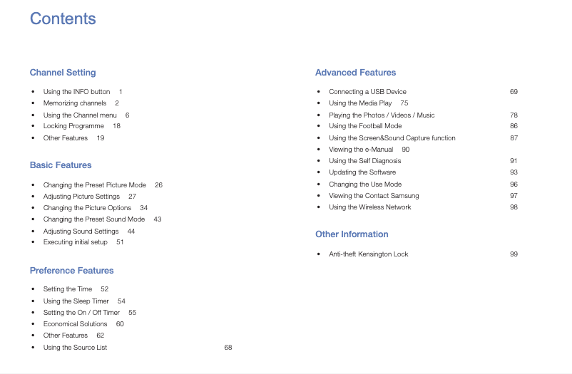 Página 1 del manual Manual de usuario Samsung UA32H5100AJ
