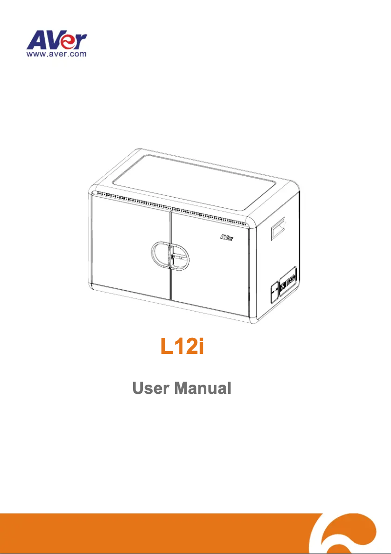 Page 1 de la notice Manuel utilisateur AVer L12i