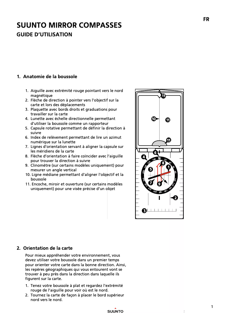 Página 1 del manual Manual de usuario Suunto MCB