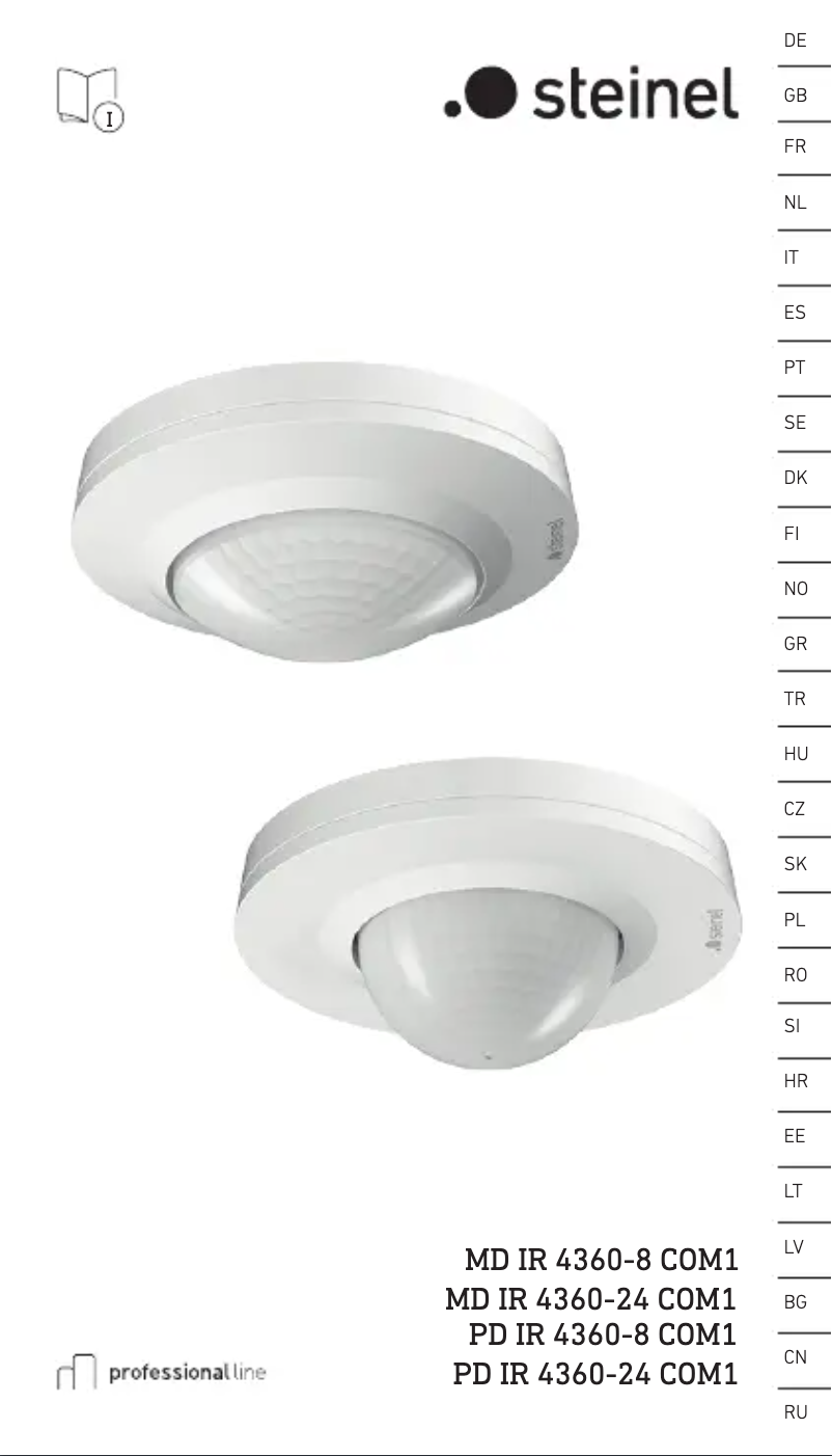 Image de la première page du manuel de l'appareil PD IR 4360
