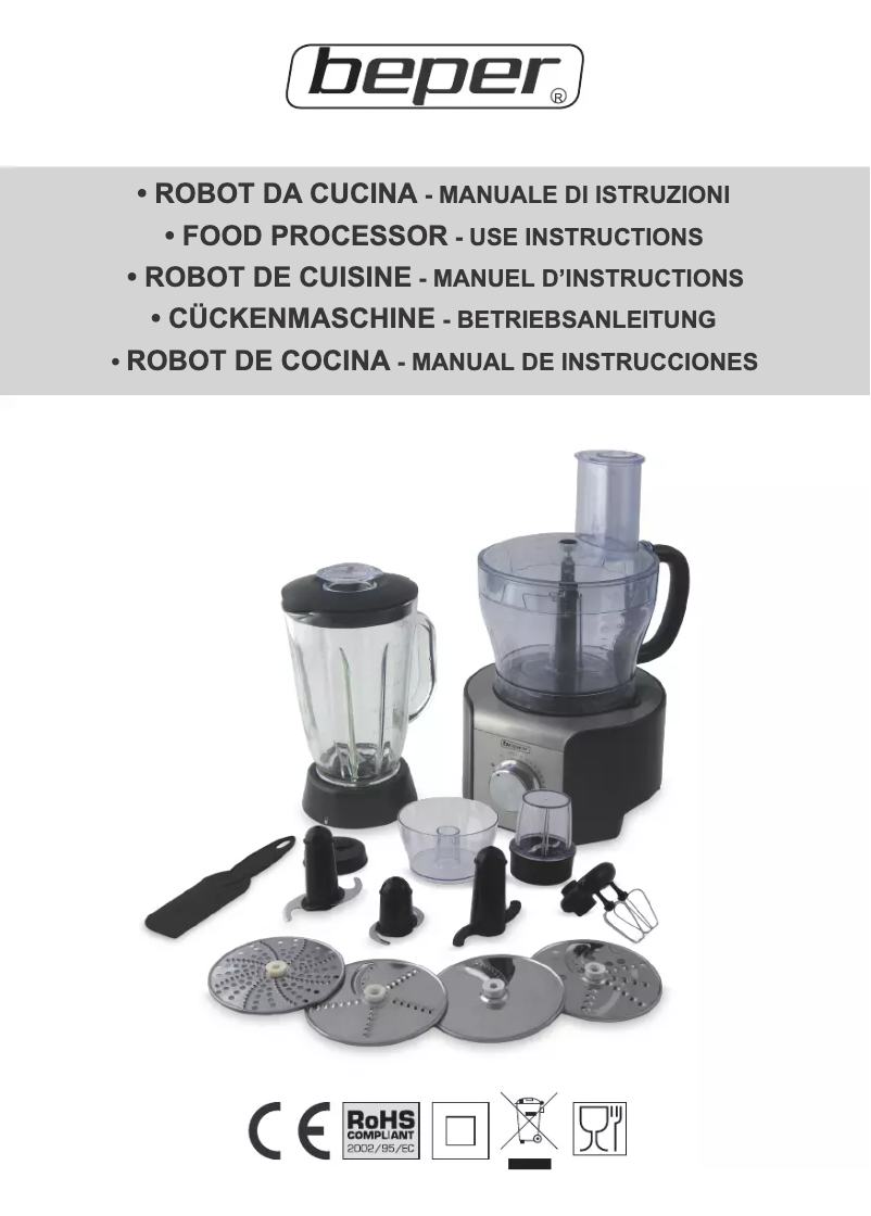 Page 1 de la notice Manuel utilisateur Beper 90.314 Deluxe