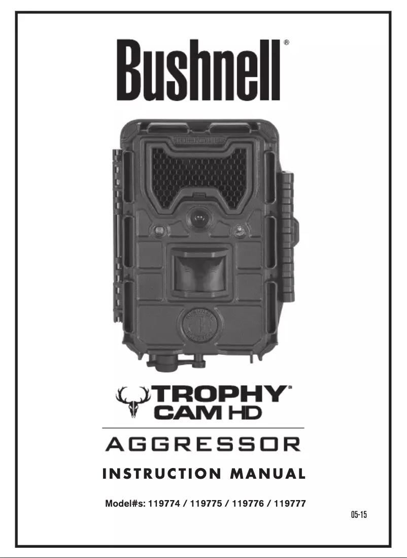 Page n°1 - Manuel utilisateur Bushnell Trophy Cam 119774