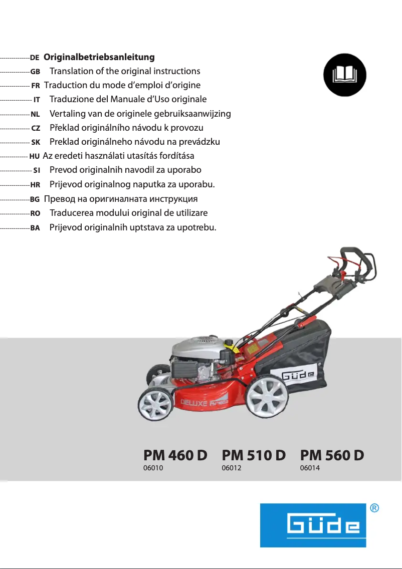 Página 1 del manual Manual de usuario Güde PM 560 D