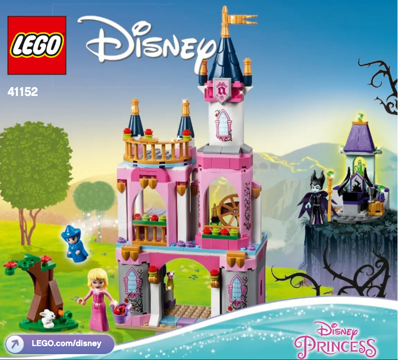Page 1 de la notice Consignes visuelles Lego Disney 41152