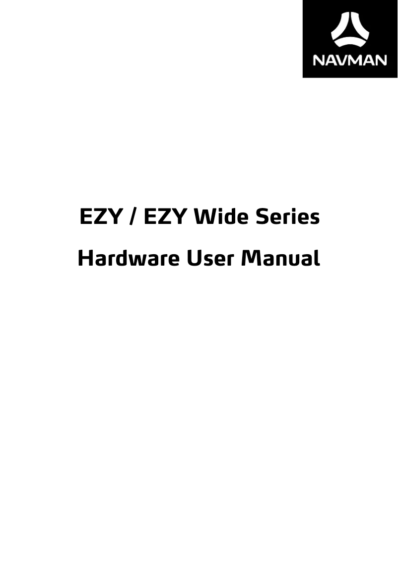 Image de la première page du manuel de l'appareil EZY Wide