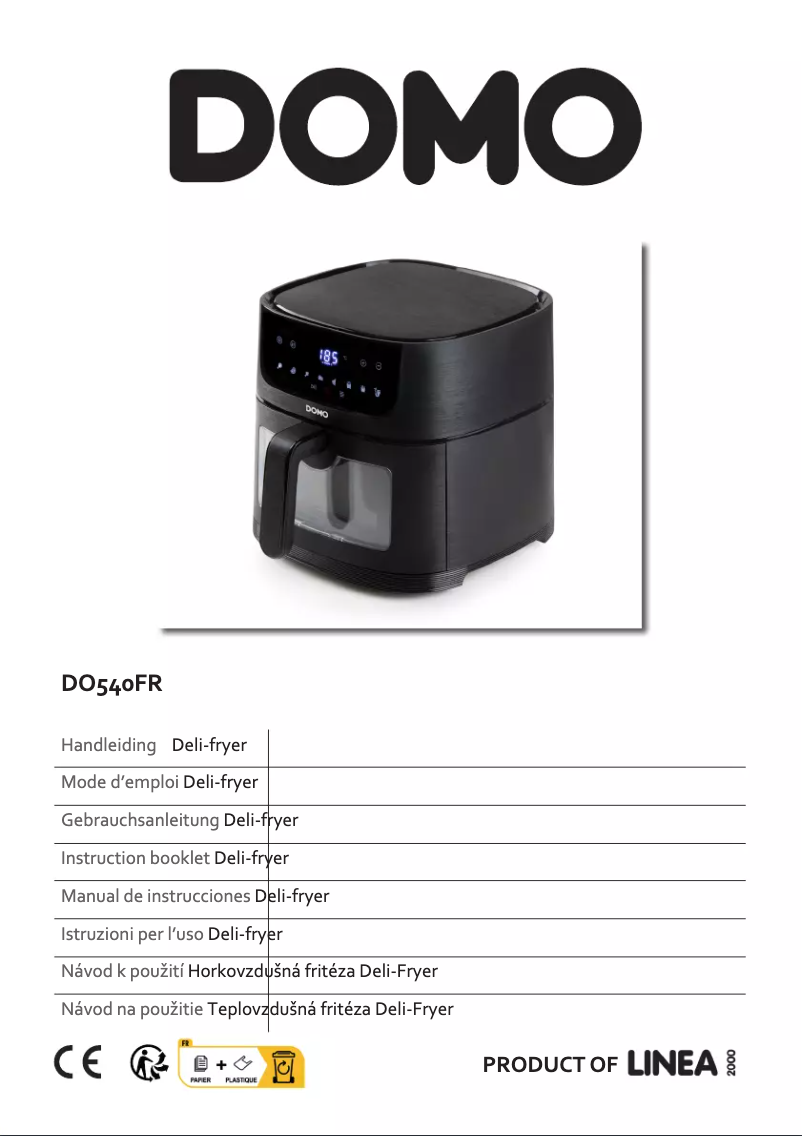 Page n°1 - Manuel utilisateur Domo DO540FR