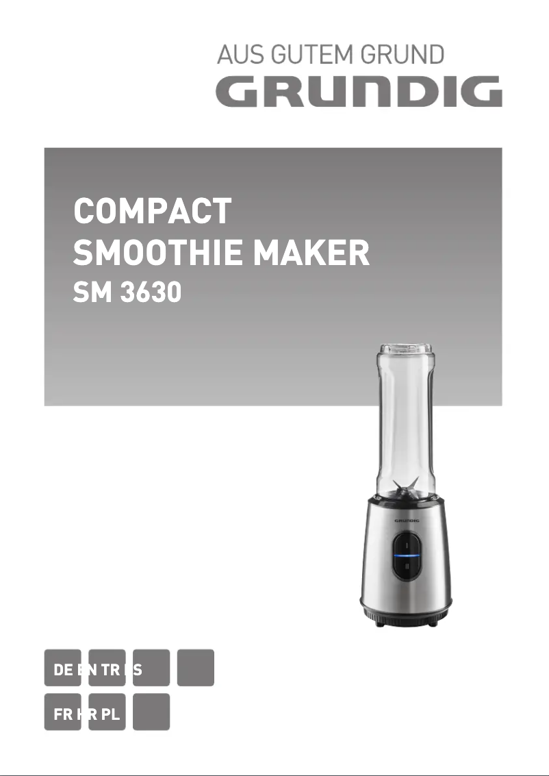 Page 1 de la notice Manuel utilisateur Grundig SM 3630
