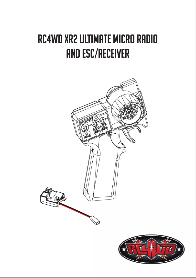 Page 1 de la notice Manuel utilisateur RC4WD Z-E0098