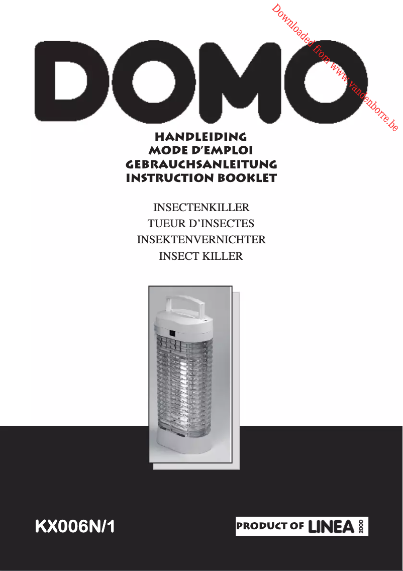 Page 1 de la notice Manuel utilisateur Domo KX006N/1