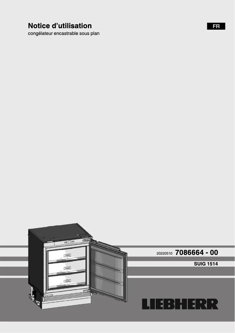 Image de la première page du manuel de l'appareil SUIG 1514 Comfort