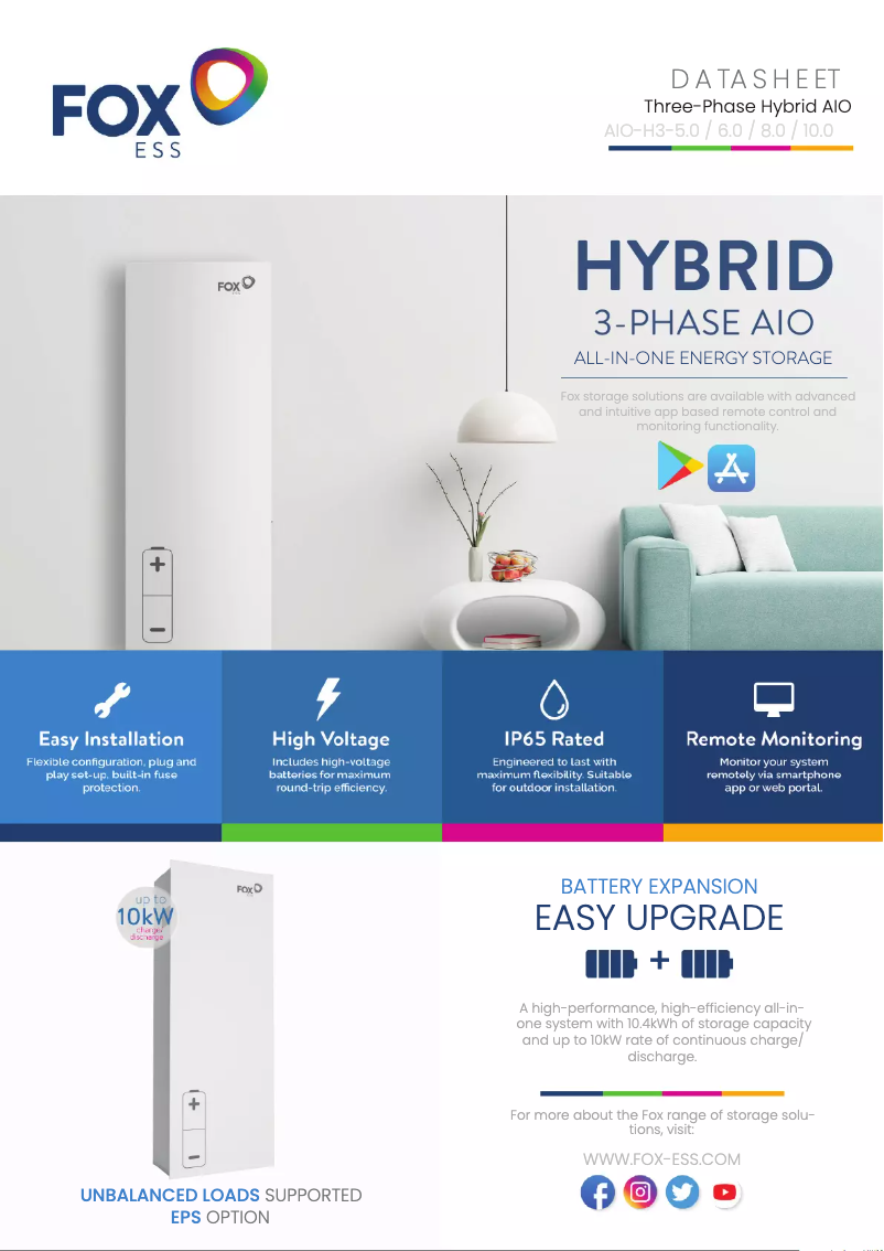 Image de la première page du manuel de l'appareil AIO-H3-5.0