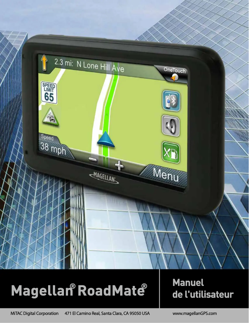 Image de la première page du manuel de l'appareil RoadMate 2255T-LMB