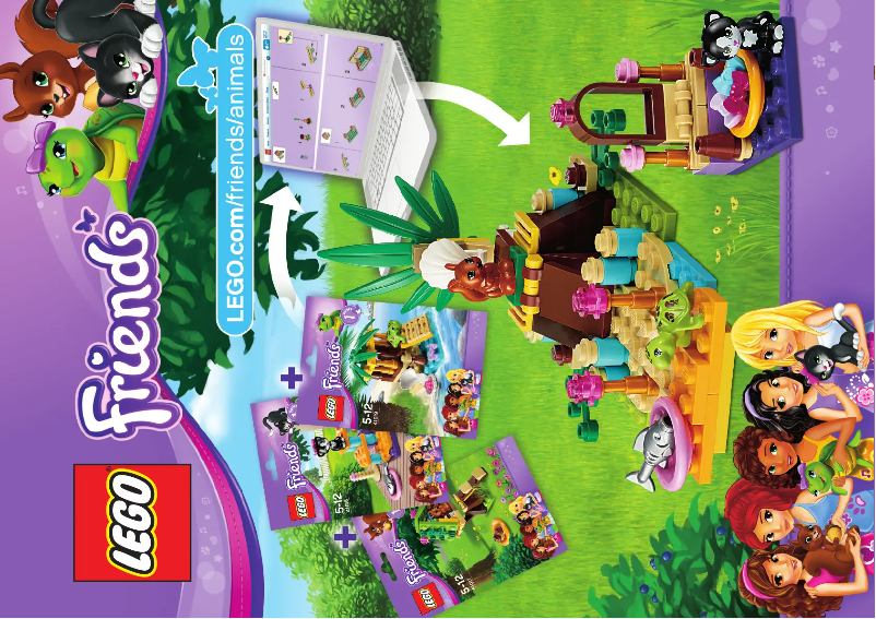 Page 1 de la notice Manuel utilisateur Lego Friends 41018