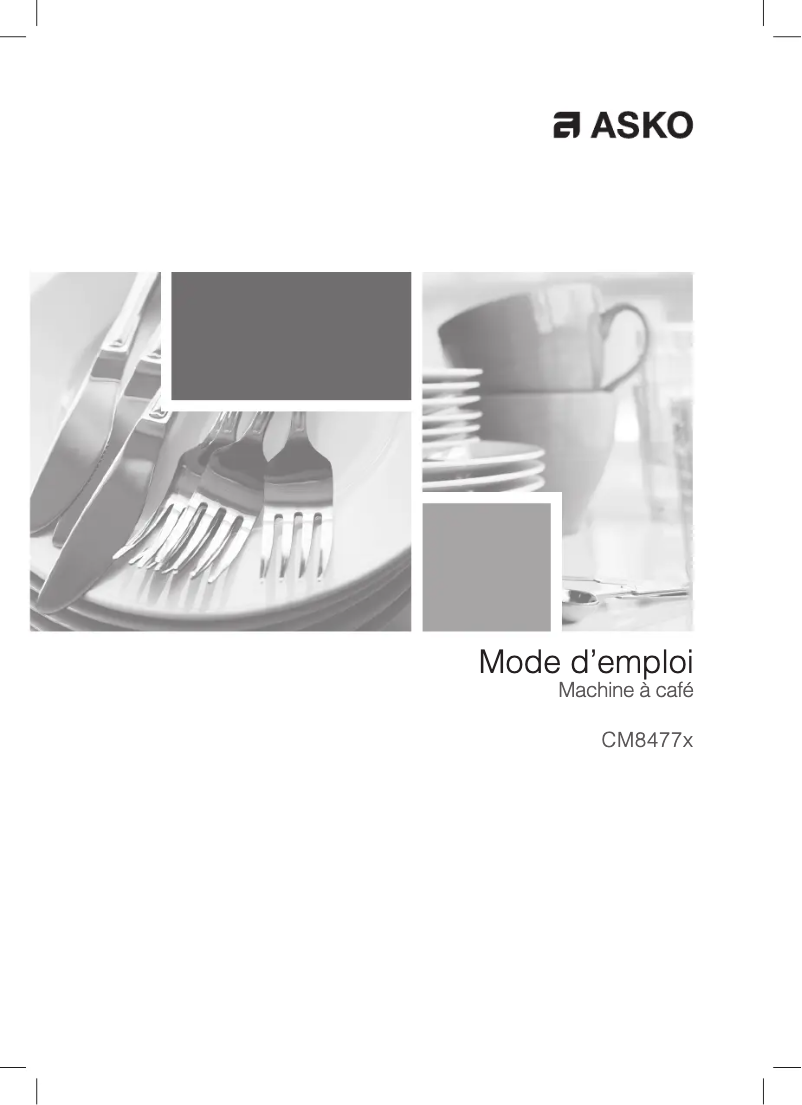 Image de la première page du manuel de l'appareil CM8477A