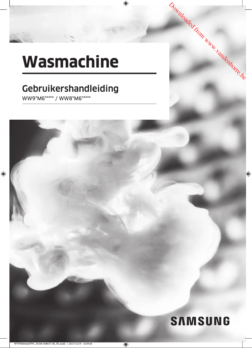 Page 1 de la notice Manuel utilisateur Samsung Quick Drive WW91M6420PW