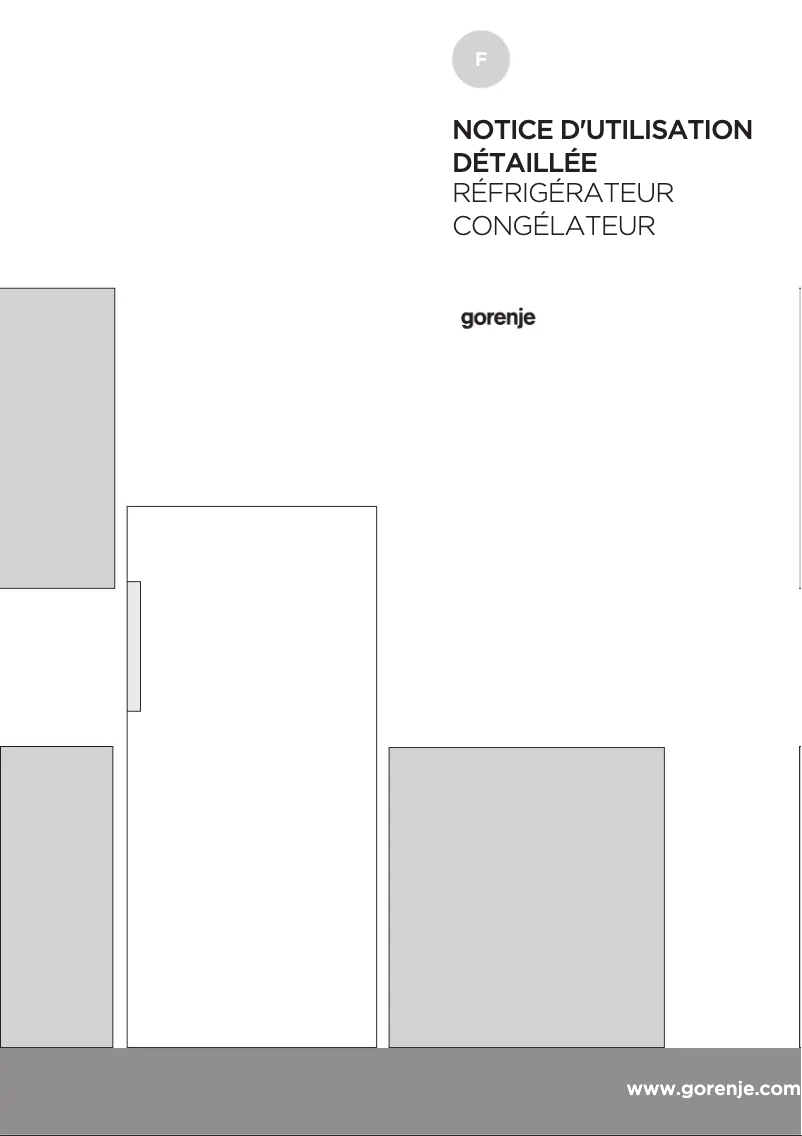 Page n°1 - Manuel utilisateur Gorenje ORB153BK