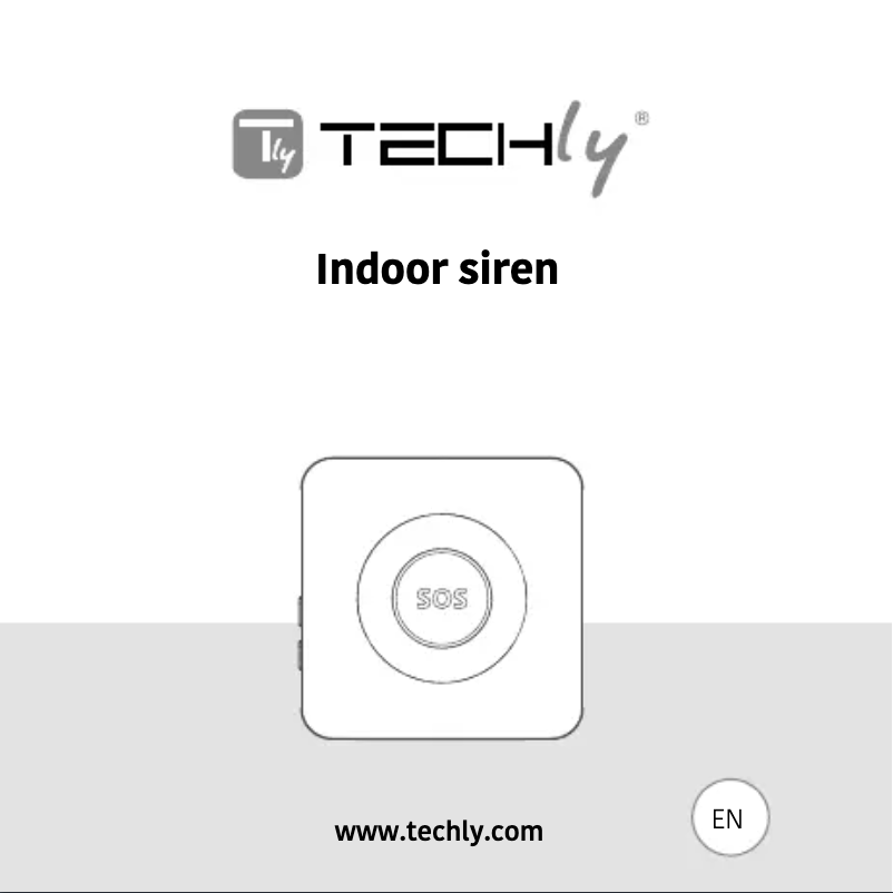 Page n°1 - Manuel utilisateur Techly I-ALARM Indoor siren