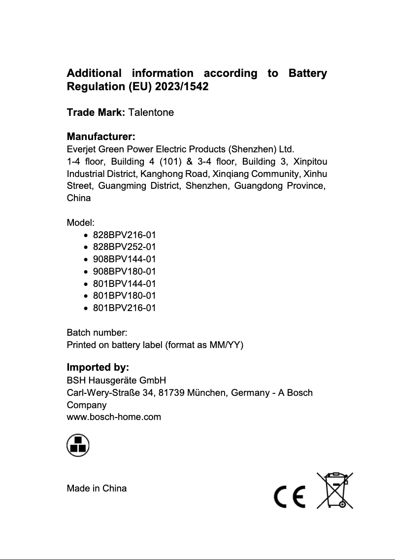 Page n°1 - Guide d'installation Bosch Readyy'y BBHF216