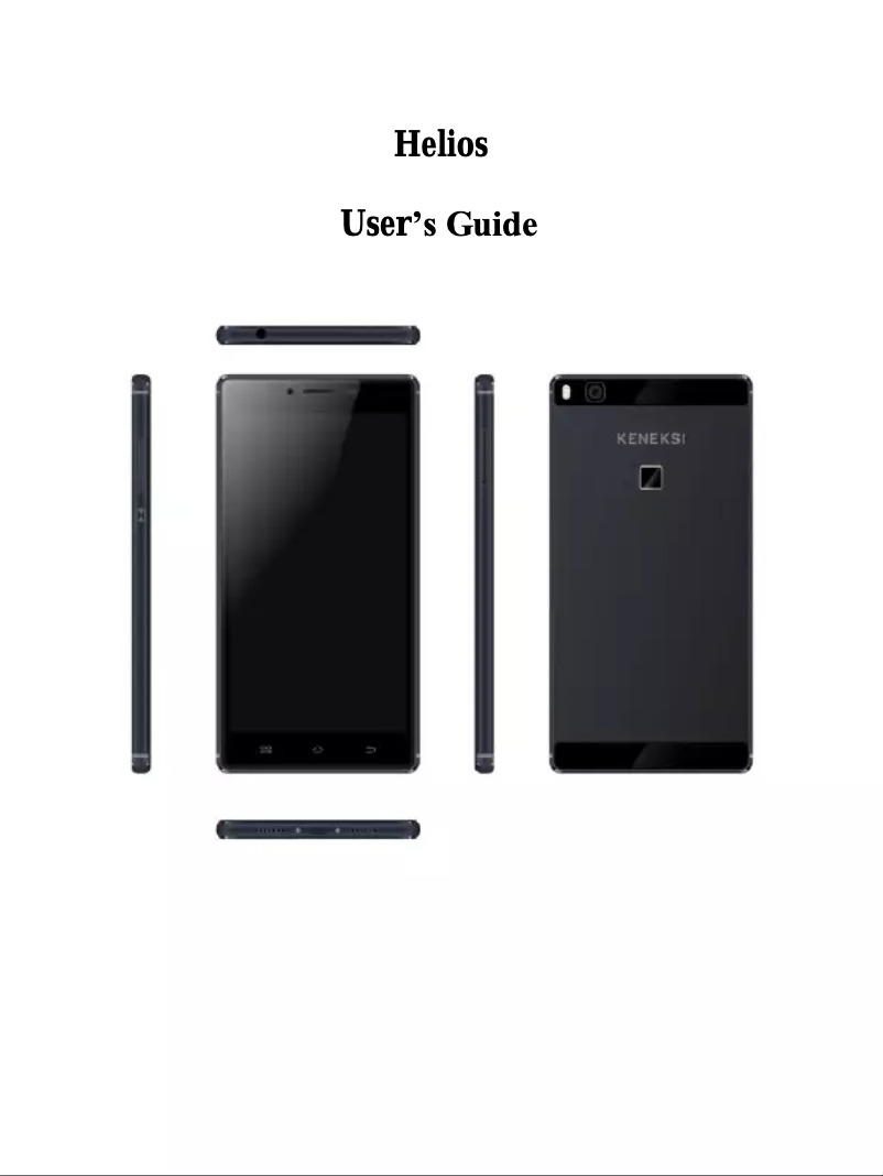 Page n°1 - Manuel utilisateur Keneksi Helios