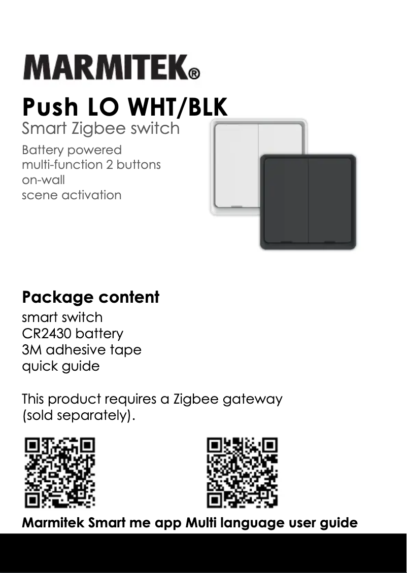 Image de la première page du manuel de l'appareil Push LO