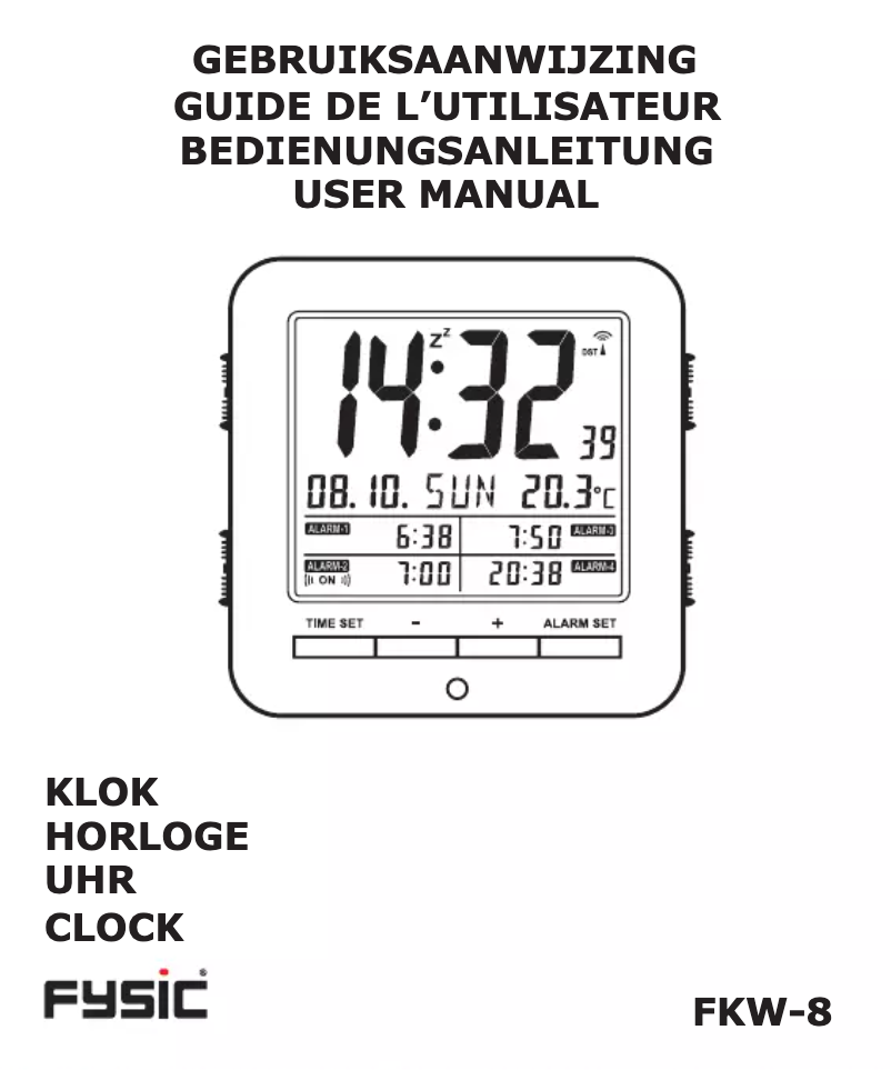 Image de la première page du manuel de l'appareil FKW-8