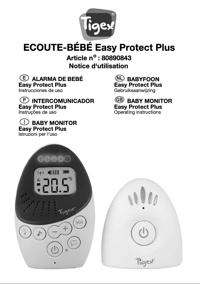 Image de la première page du manuel de l'appareil Easy Protect Plus