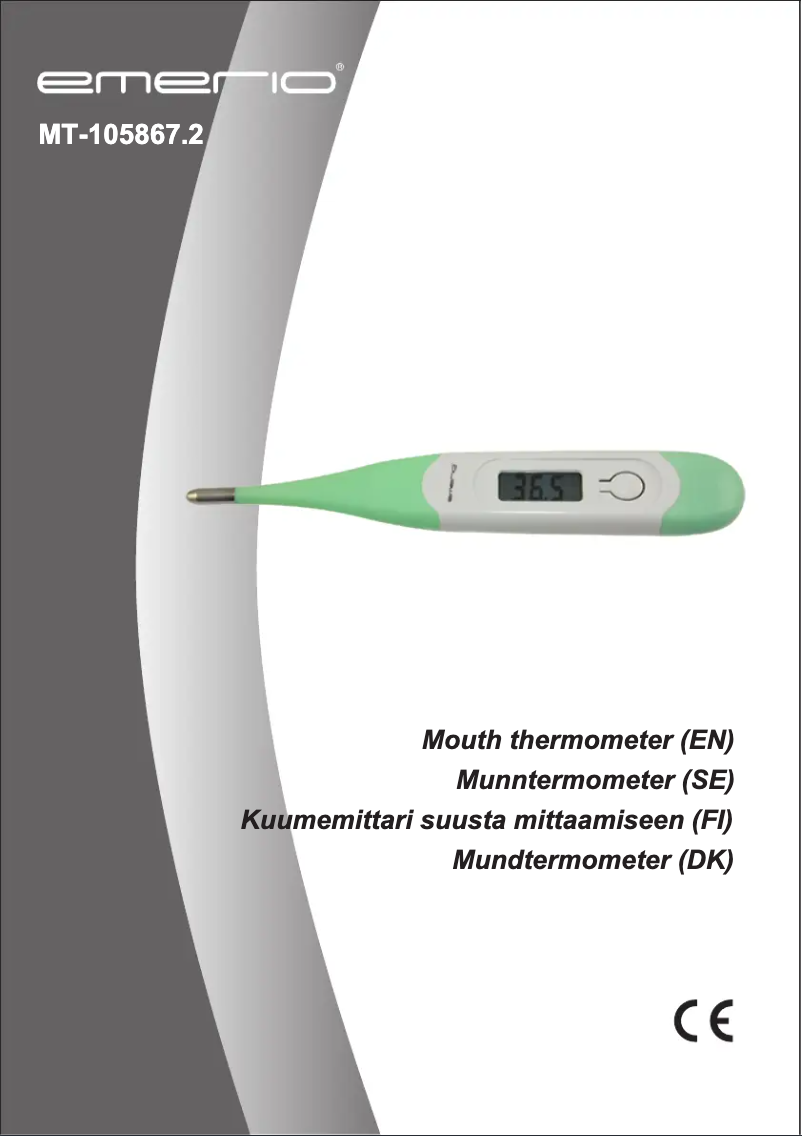 Page 1 of the manual User Manual Emerio MT-105867.2