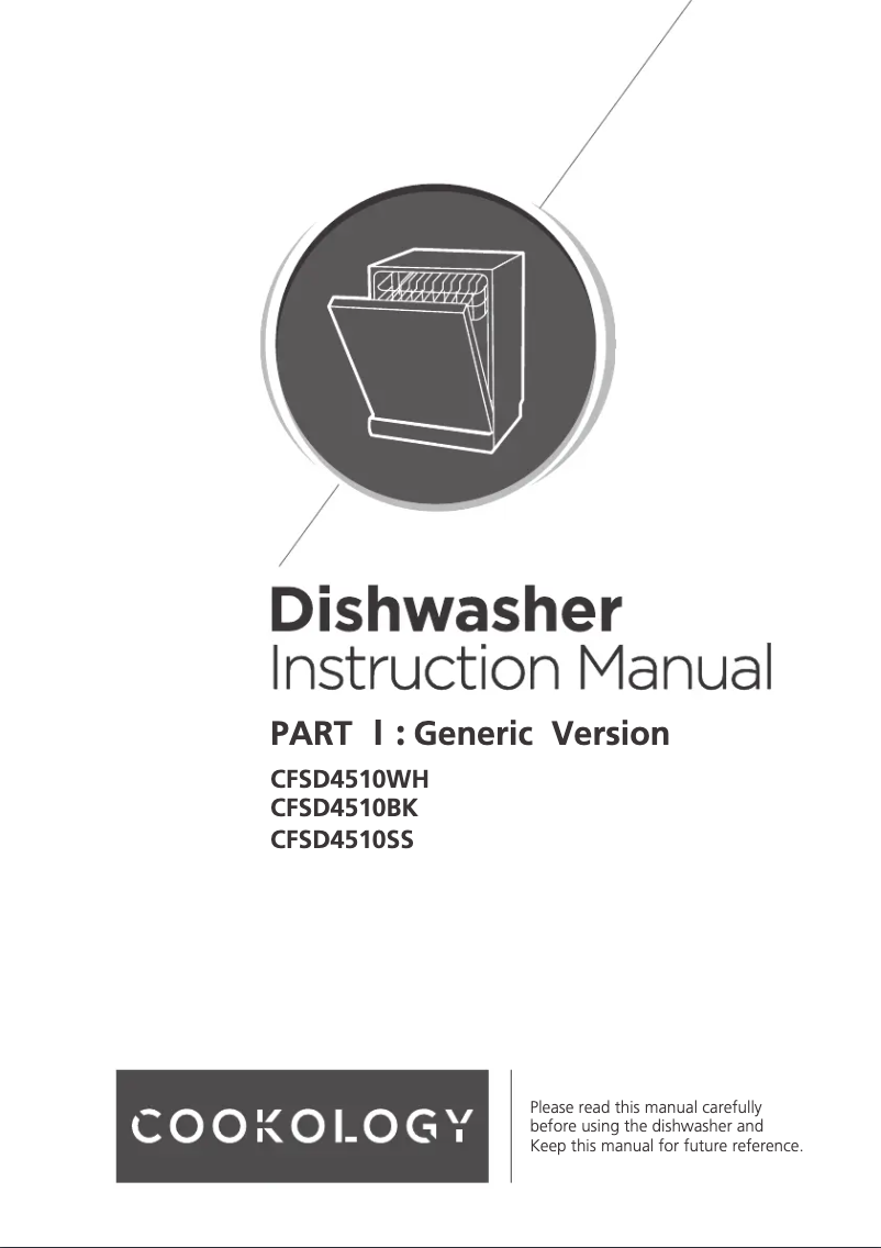 Page 1 de la notice Manuel utilisateur Cookology CFSD4510SS