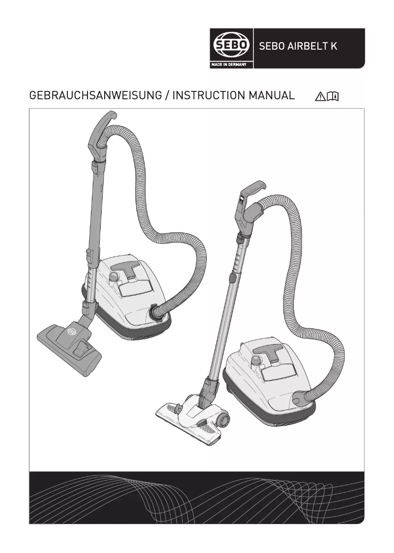 Image de la première page du manuel de l'appareil Airbelt K3 Vulcano
