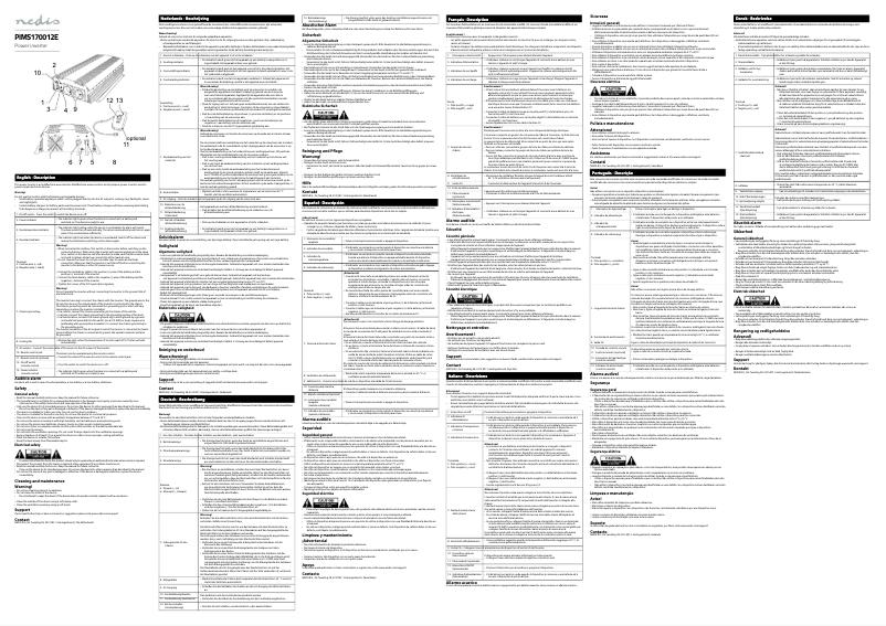 Image de la première page du manuel de l'appareil PIMS170012E