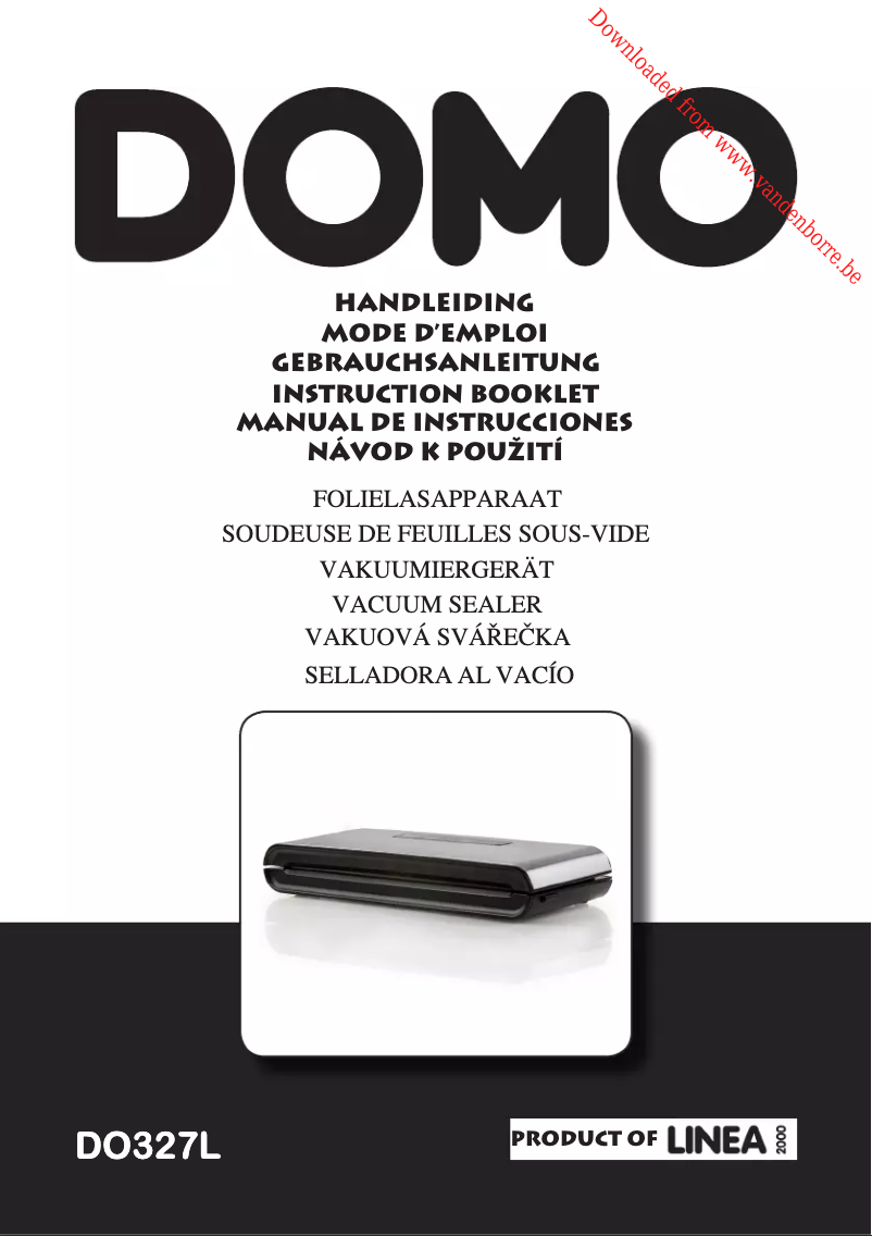 Page n°1 - Manuel utilisateur Domo DO327L