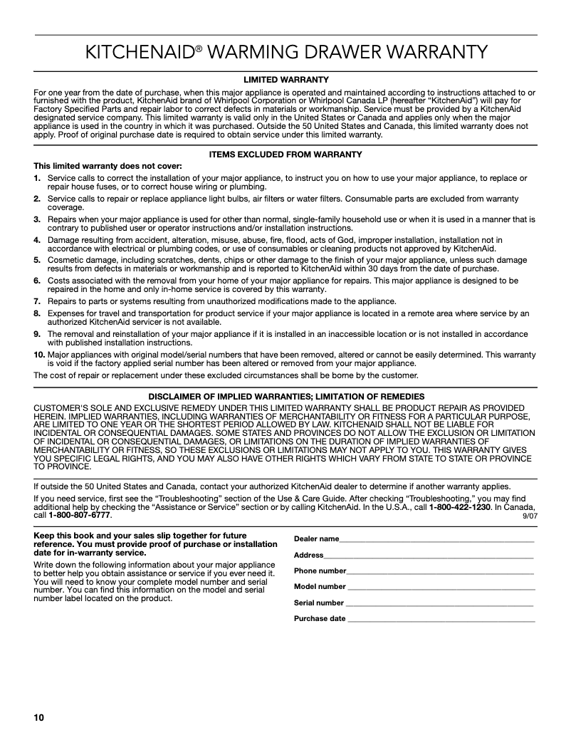 Image de la première page du manuel de l'appareil KEWS175BPA