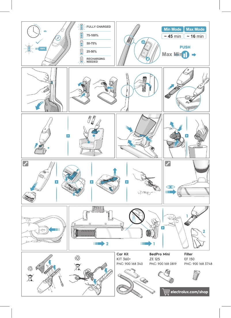 Page n°1 - Manuel utilisateur Electrolux EER85SSM