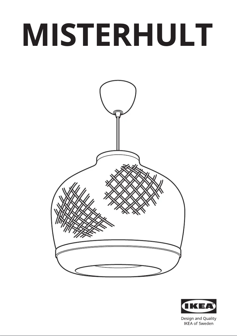 Image de la première page du manuel de l'appareil MISTERHULT 005.367.23