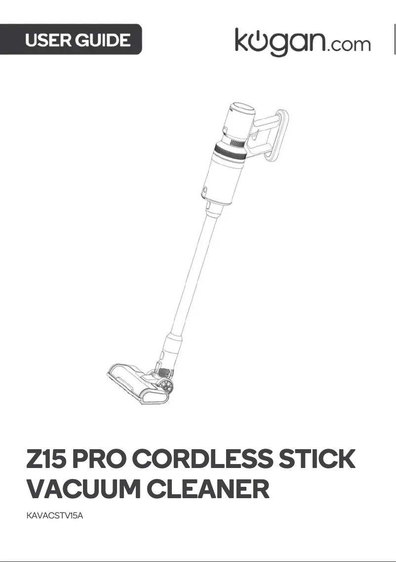 Page 1 de la notice Manuel utilisateur Kogan KAVACSTV15A