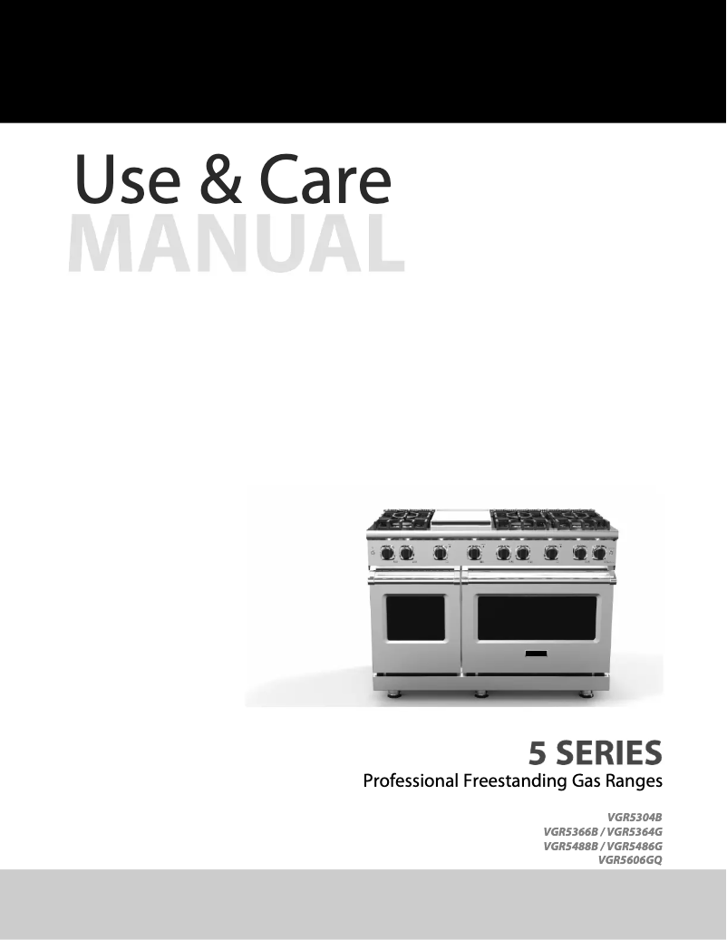 Image de la première page du manuel de l'appareil VGR5304BBF