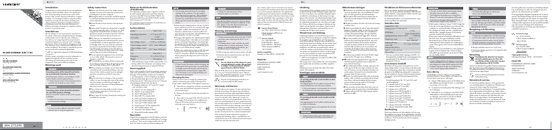 Page n°1 - Manuel utilisateur SilverCrest SLM 11 B3
