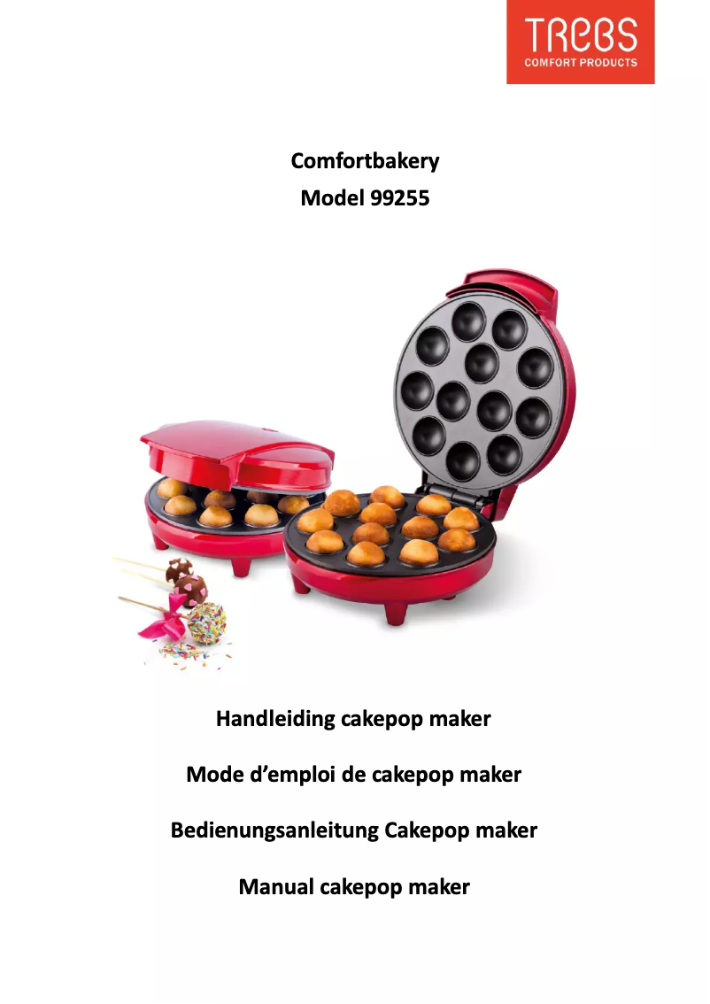 Page n°1 - Manuel utilisateur Trebs Comfortbakery 99255