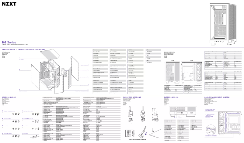 Page n°1 - Manuel utilisateur NZXT H6 Flow