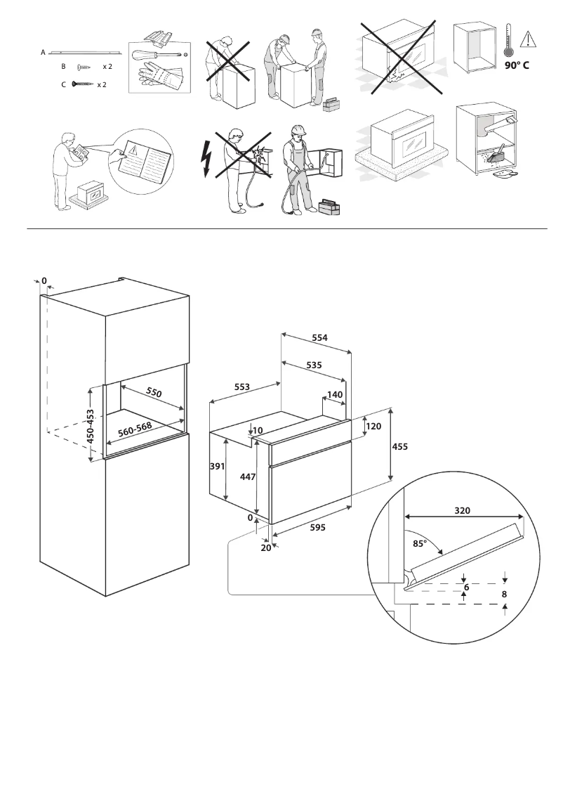 Imagen de la primera página del manual del dispositivo AMW 545