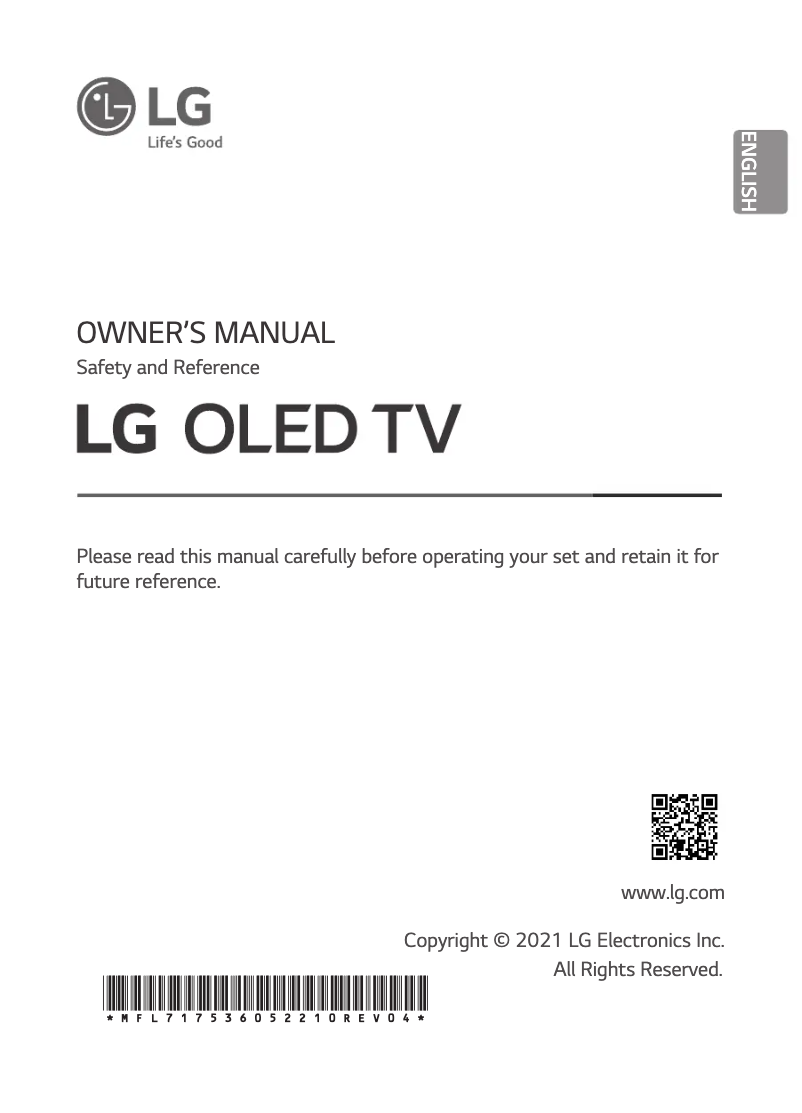 Página 1 del manual Manual de usuario LG OLED77G16LA