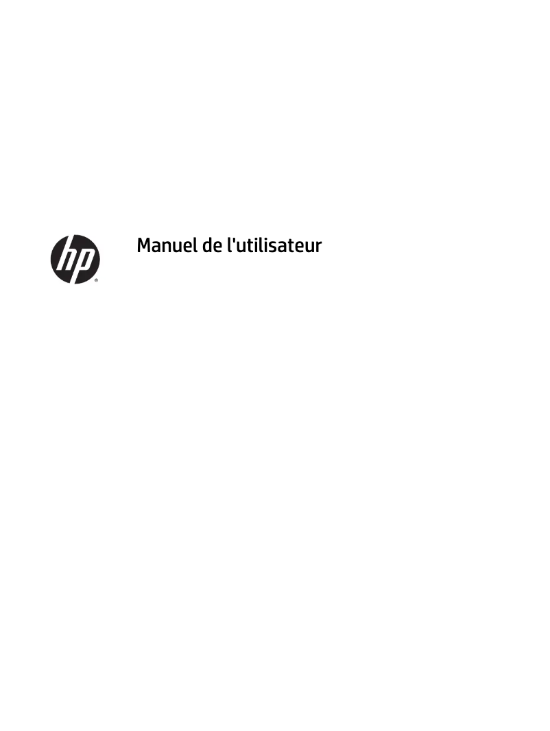 Page n°1 - Manuel utilisateur HP X2 210 G1