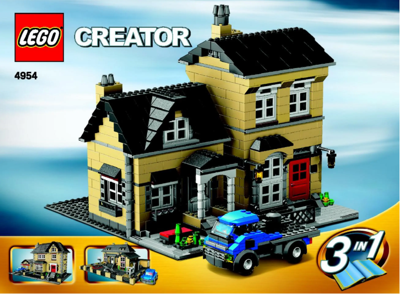 Page 1 de la notice Manuel utilisateur Lego Creator 4954