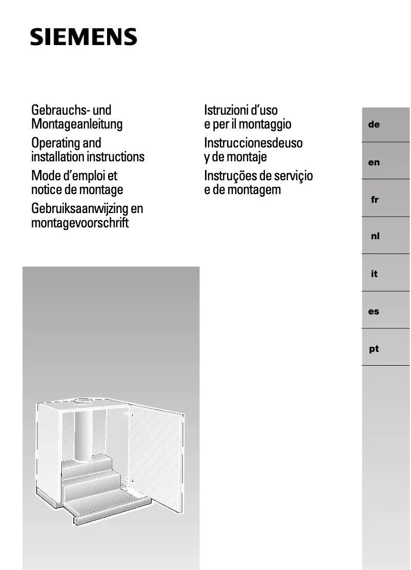 Page 1 de la notice Guide d'installation Siemens LI28031