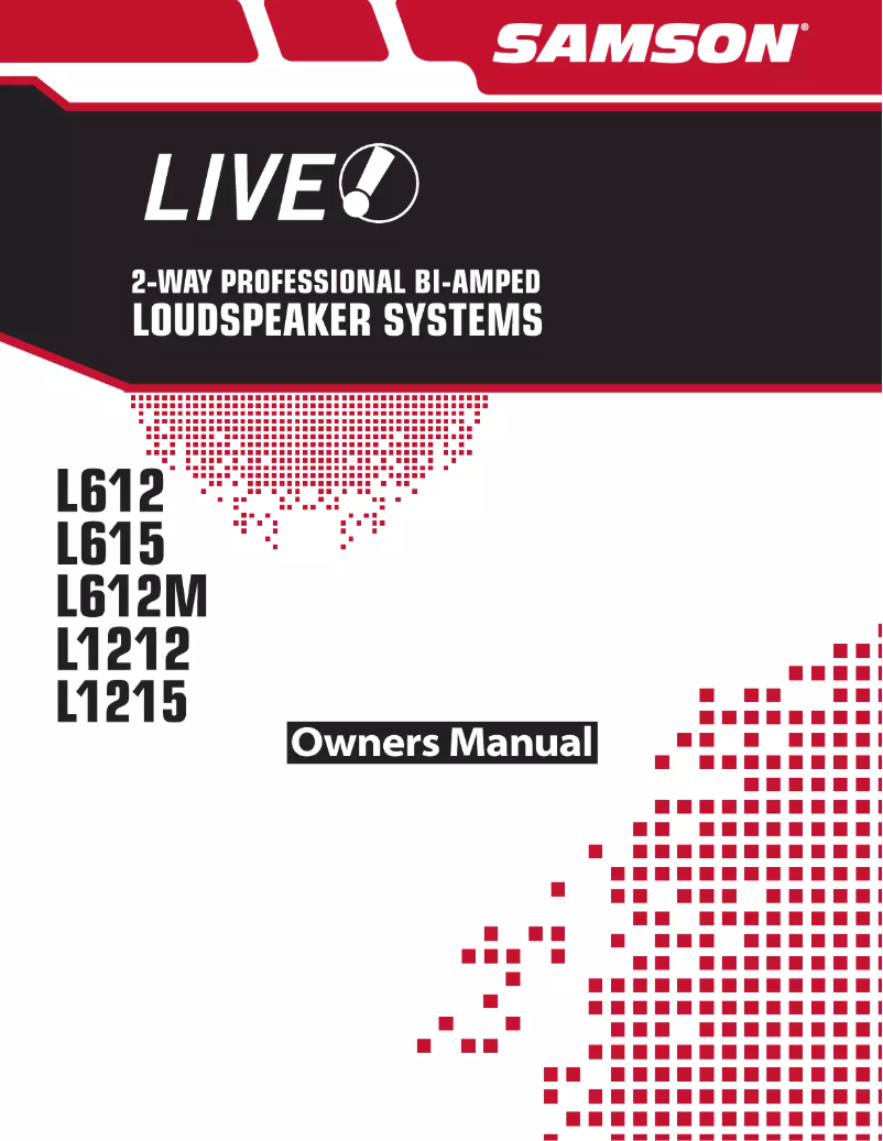 Image de la première page du manuel de l'appareil Live L1215