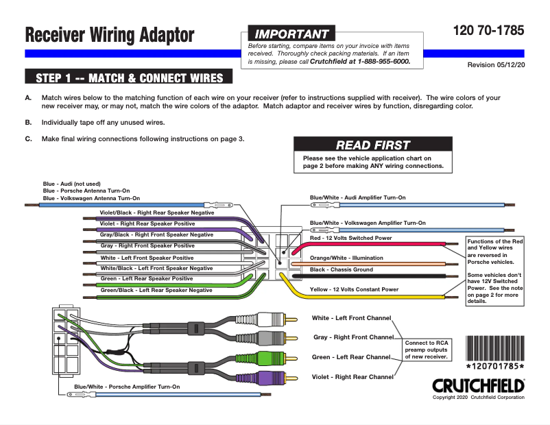 Page n°1 - Mode d'emploi Metra 70-1785