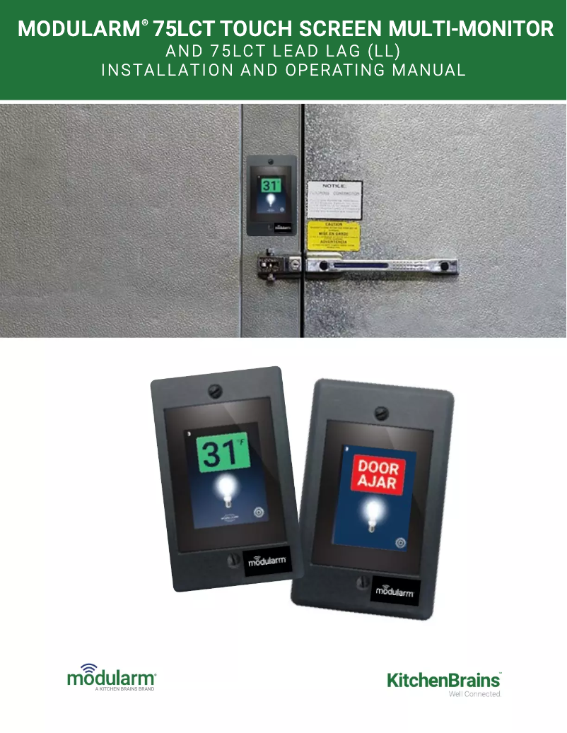 Page 1 de la notice Manuel utilisateur Kitchen Brains Modularm 75LCT