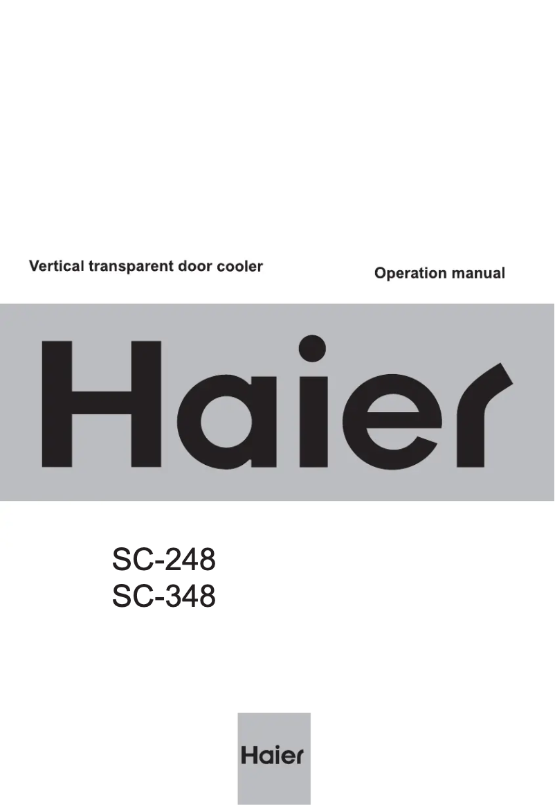 Image de la première page du manuel de l'appareil SC-348