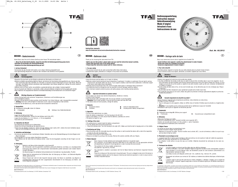 Imagen de la primera página del manual del dispositivo 60.3012