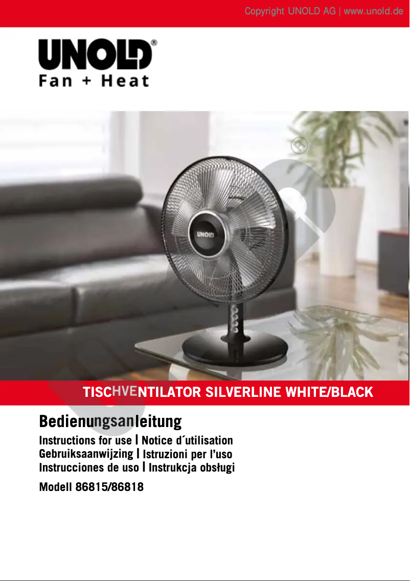 Image de la première page du manuel de l'appareil Silverline 86818